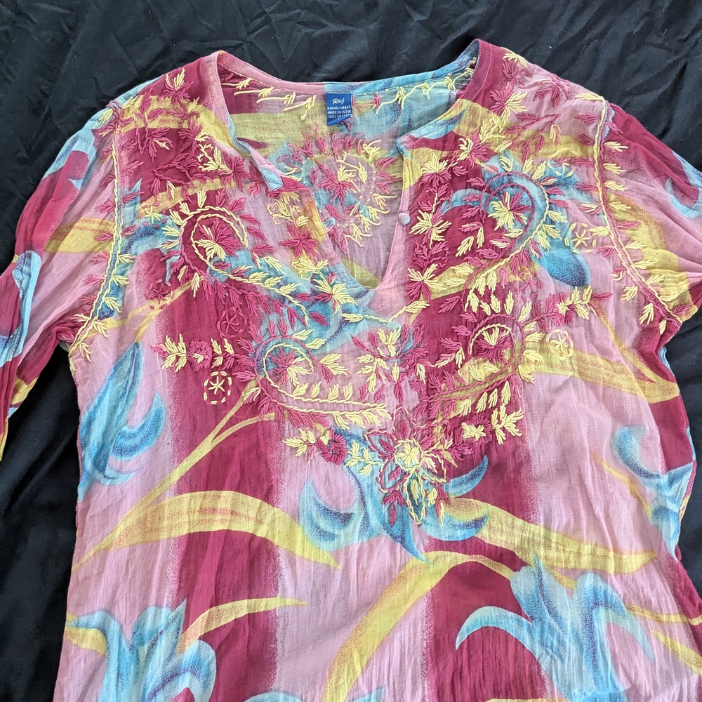 Raj Embroidered Tunic - Picture 4 of 13